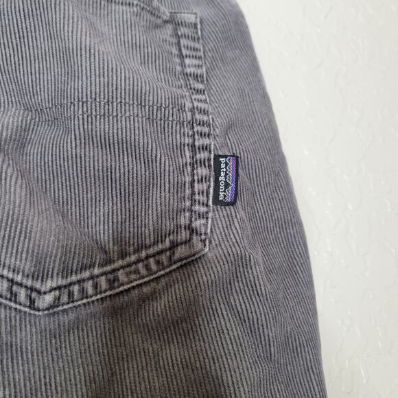 Patagonia Corduroy Pants Men 34x32 Gray Organic Cotton Straight Leg Casual Retro - Picture 8 of 11